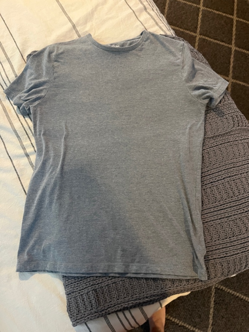 Goodfellow & Co Heather Light Grey Crewneck Tee (M)